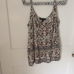 Floral American eagle tank top